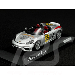 Porsche 718 Spyder RS Type 982 Panamericana n° 55 2023 Argent 1/43 Spark WAP0202160SSPY