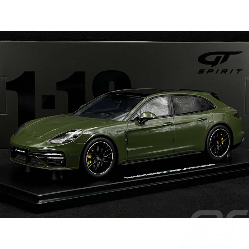 Porsche Panamera Turbo S Sport Turismo 2021 Natooliv Grün 1/18 GT Spirit GT447