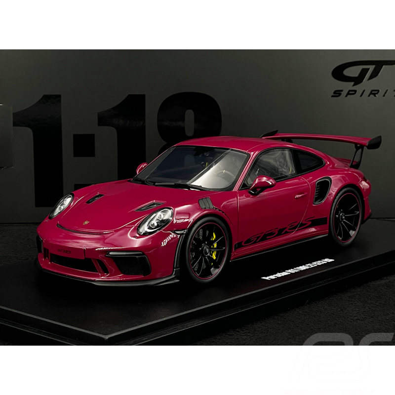 Porsche 911 GT3 RS Type 991 2019 Dunkelrosa 1/18 GT Spirit GT911