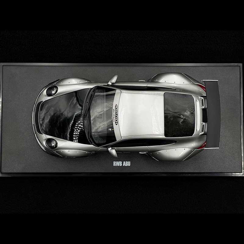 Porsche 911 rwb bodykit abu silver 2024 miniature au 1/18 gt spirit numérotée 1200 exemplaires neuve - Collection