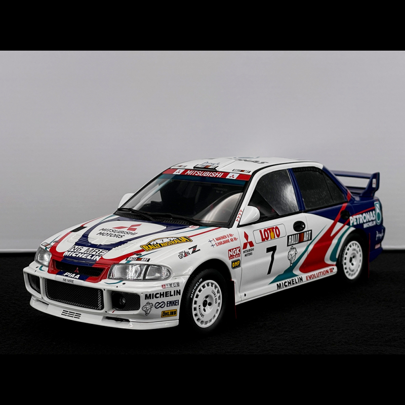 Modèle Réduit Otto 1/18 - Mitsubishi Lancer Evo III Gr.A Rally Australia - T. Makinen