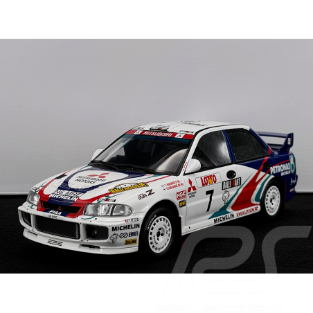 Tommi Makinen Mitsubishi Lancer Evo III Gr A n° 7 Vainqueur Rallye Australie 1996 1/18 Ottomobile OT475