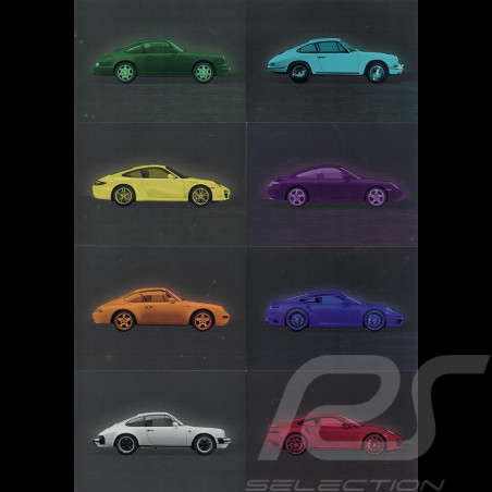 Lote de 8 postales Porsche...