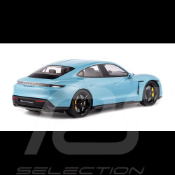 Porsche Taycan Turbo S 2020 Frozen Blue Metallic 1/8 Minichamps 800660001