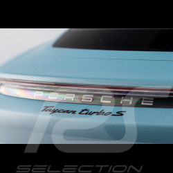 Porsche Taycan Turbo S 2020 Frozen Blue Metallic 1/8 Minichamps 800660001