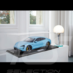 Porsche Taycan Turbo S 2020 Frozen Blue Metallic 1/8 Minichamps 800660001