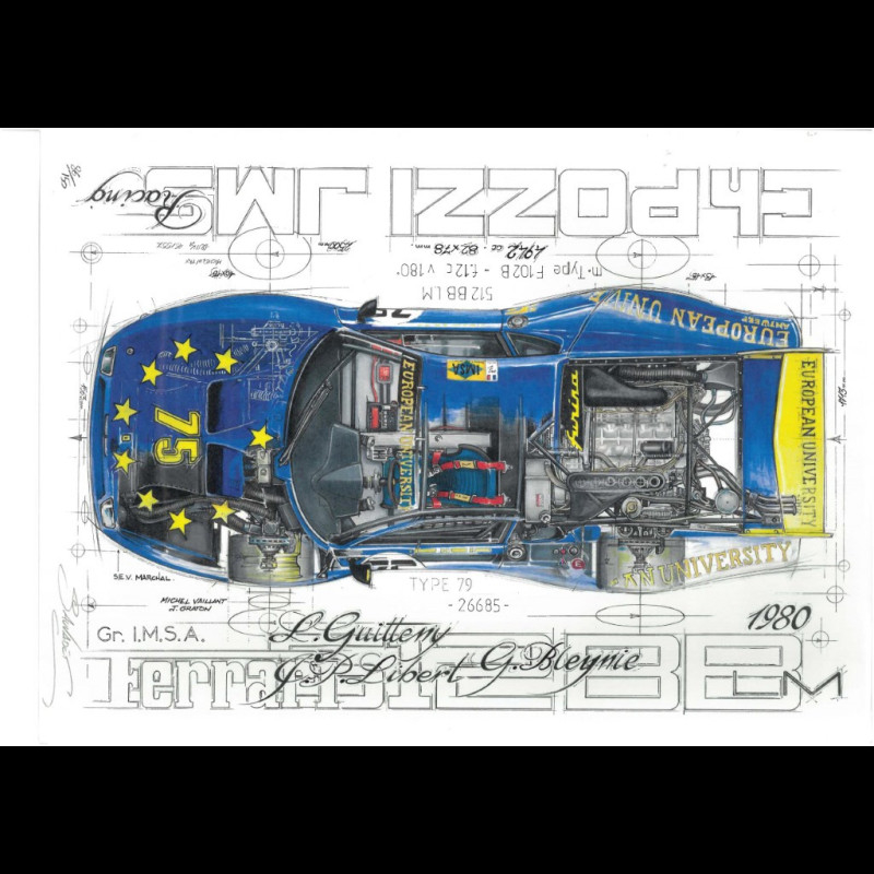 Ferrari BB512 Le Mans 1982 #71 , 1:43 (Neu und originalverpackt) in Goldach für CHF 25 – mit