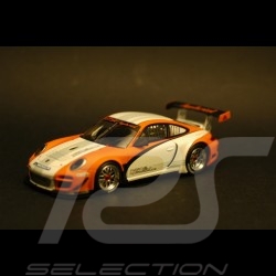 Porsche 911 typ 997 GT3 R Hybrid weiß-orange 1/43 Minichamps WAP0201170C