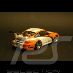 Porsche 911 type 997 GT3 R Hybrid blanche-orange 1/43 Minichamps WAP0201170C
