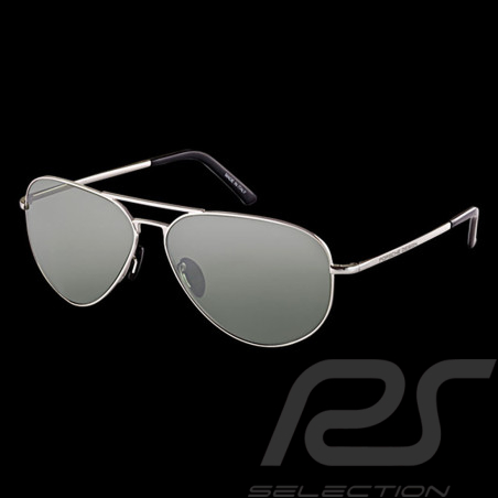 Lunettes de soleil Porsche Pas Cher monture Titanium / verres Olive / Argent Porsche Design P'8508 WAP0785080JC62