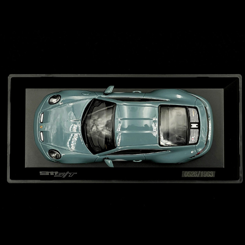 Modellino Spark 1:43 Porsche 911 992 S/T Coupé, Colore Nero/GT Argento, Edizione Limitata