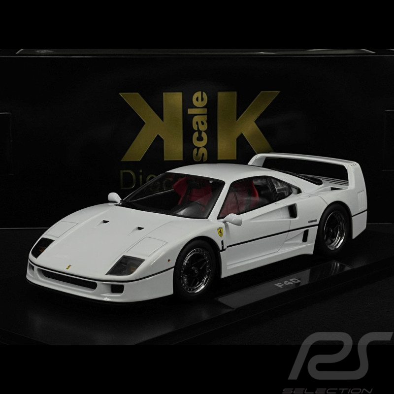 Ferrari F40 Sultan of Brunei 1987 White 1/18 KK Scale KKDC180695
