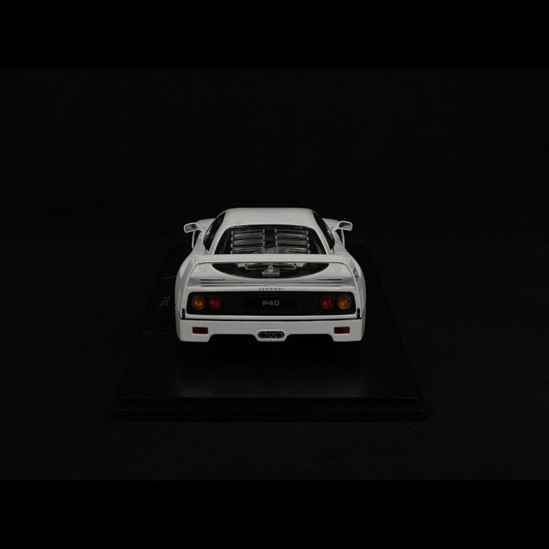 FERRARI F40 1987 BLANC "SULTAN DU BRUNEI" (EPUISE
