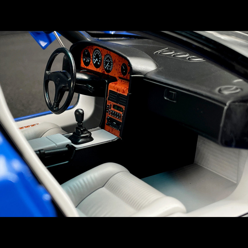 Bugatti EB110 1991 échelle 1/12 Par KK-Scale - Bleu Métal - Modèle Neuf