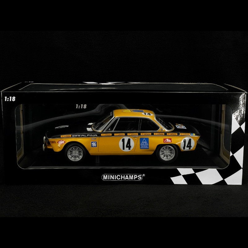 BMW 2800 CS n° 14 Vainqueur 24h Spa 1970 1/18 Minichamps 155702714