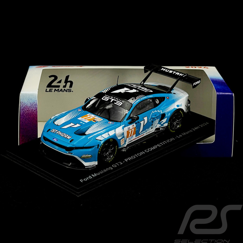 Ford Mustang GT3 n° 77 24h Le Mans 2024 1/43 Spark S9153
