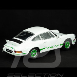 ASSEMBLED Kit Porsche 911 Carrera RS 2.7 1973 Grand-Prix White / Green stripes 1/8 Ixo Models
