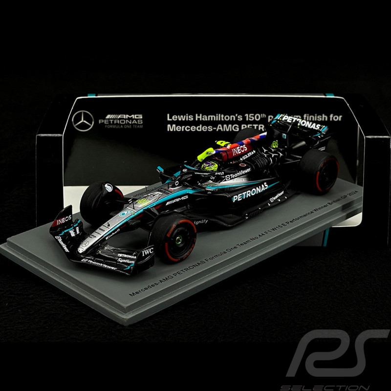 Lewis Hamilton Mercedes-AMG W15E n° 44 Winner GP England 2024 F1 1/43 Spark S9533