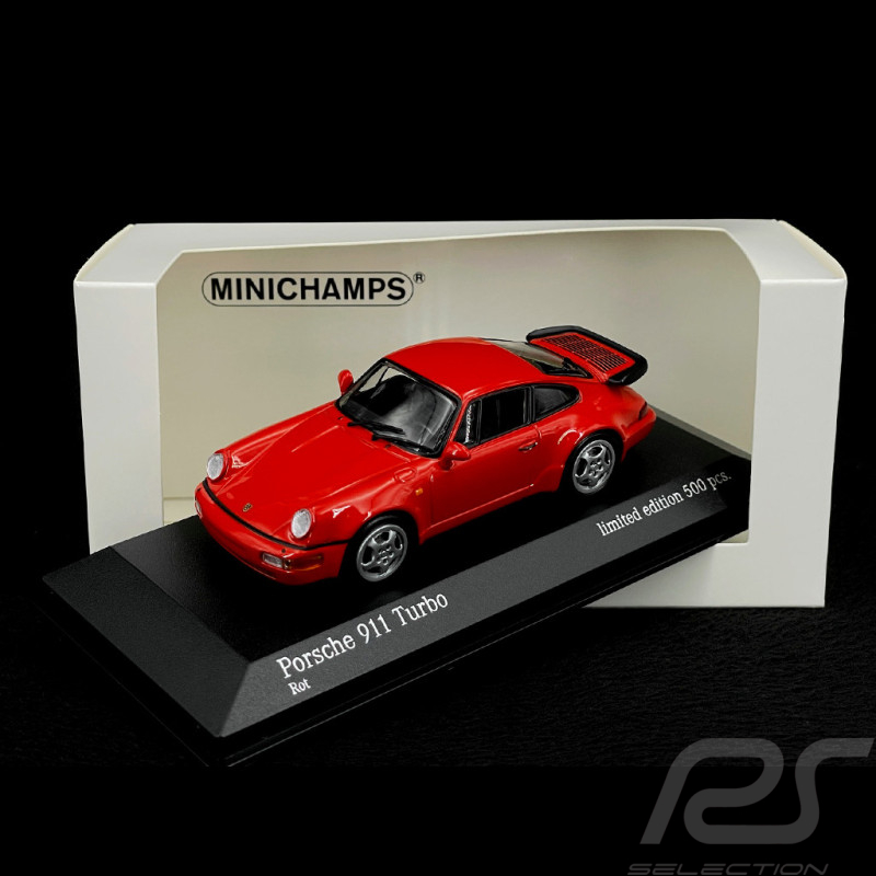 Porsche 911 Turbo Type 964 1990 Guards Red 1/43 Minichamps 943069105
