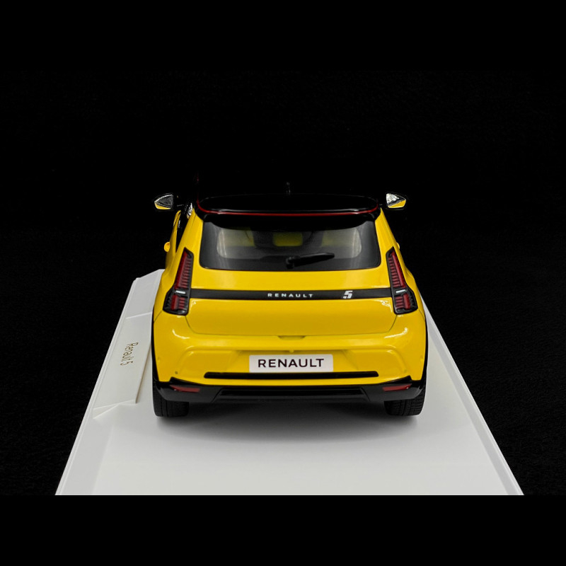 Miniature Norev Renault 5 E-Tech Électrique 2024 - Échelle 1:18 - Jaune Pop & Noir - Réf. 185500 - Neuf