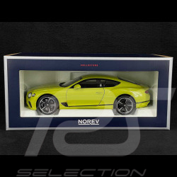 Bentley Continental GT 2018 Rhadium Green 1/18 Norev 182789
