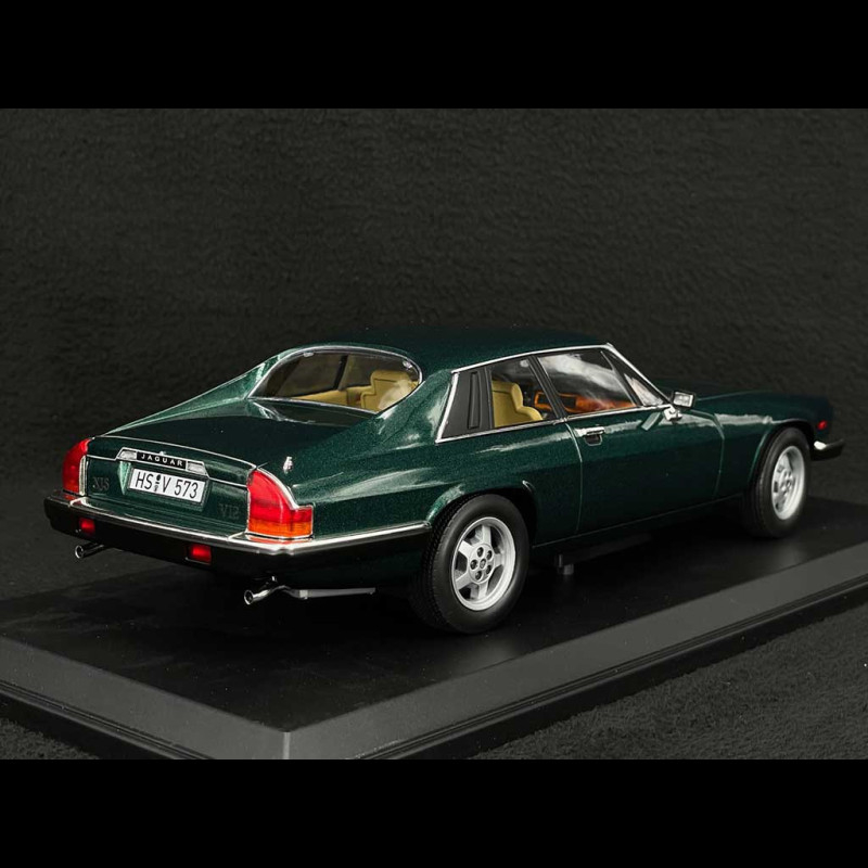 NOREV Jaguar XJ-S 5.3 H.E. Coupe 1982 - Voiture Miniature 1/18 Green Metallic