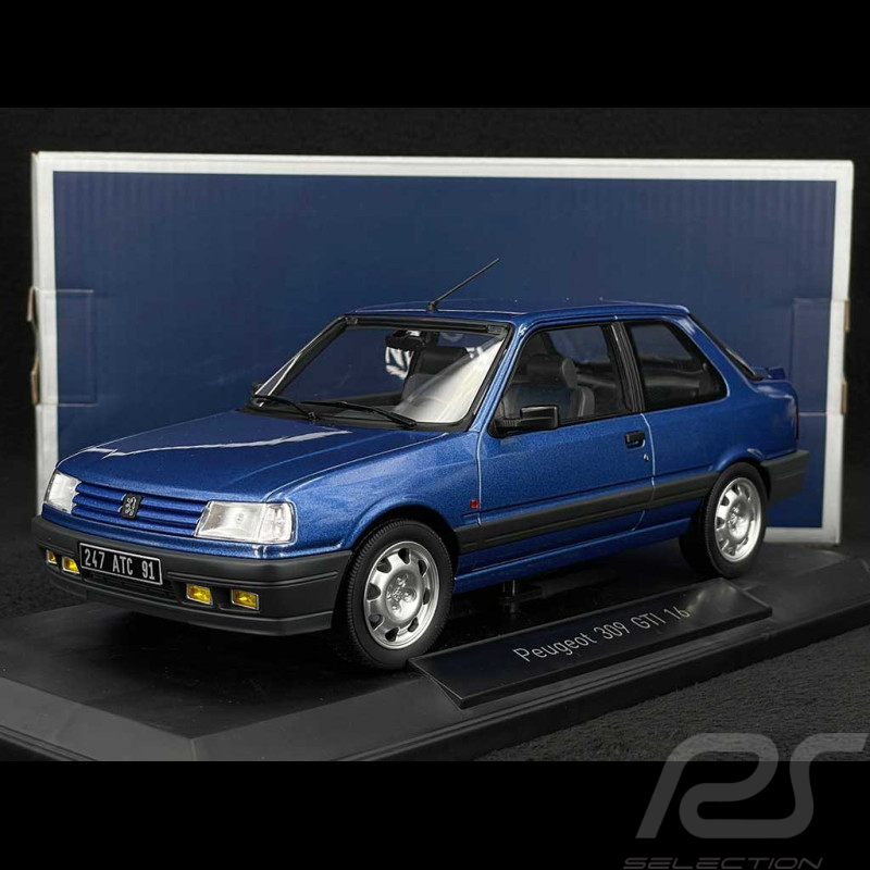 Peugeot 309 GTi 16 1991 Miami Blau 1/18 Norev 184881