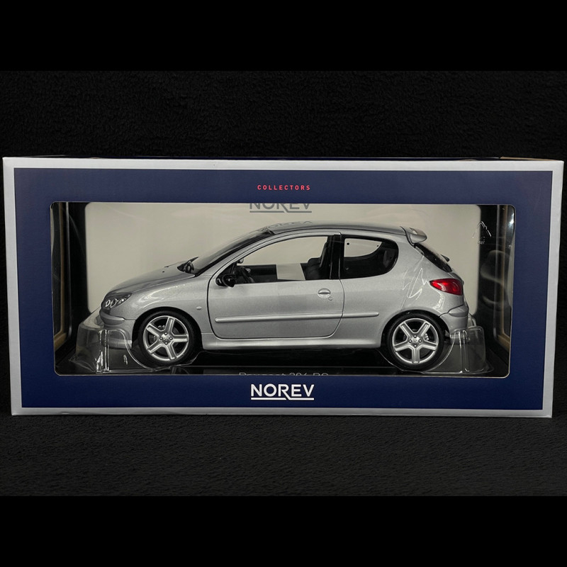 1:18 Norev Peugeot 206 RC Aluminium silver metallic 2003