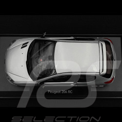 Peugeot 206 RC 2003 Silbergrau Aluminium 1/18 Norev 184726