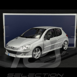 Peugeot 206 RC 2003 Silbergrau Aluminium 1/18 Norev 184726