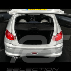 Peugeot 206 RC 2003 Silbergrau Aluminium 1/18 Norev 184726