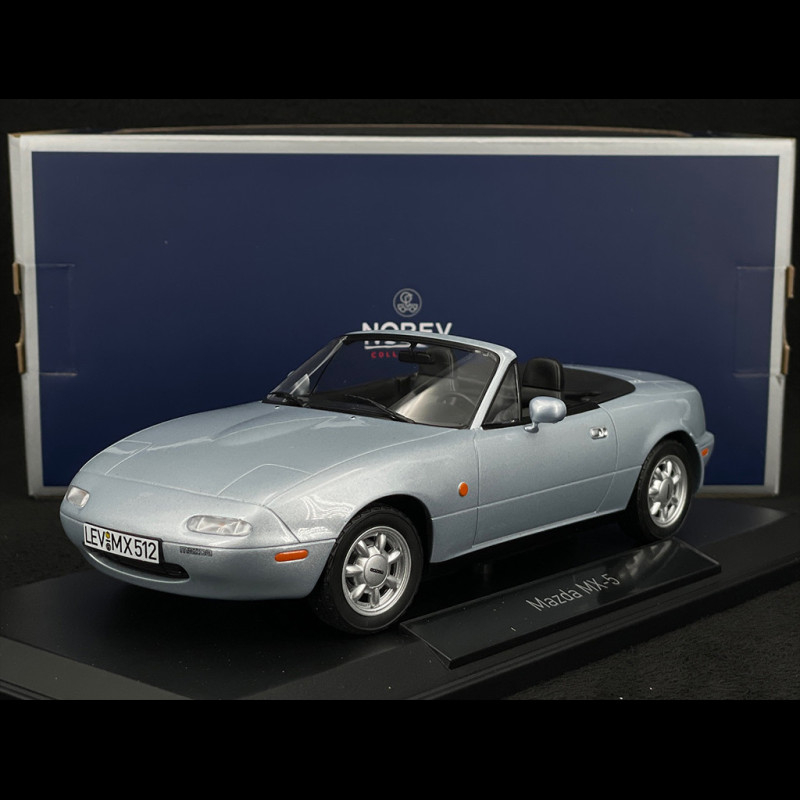 Mazda MX-5 1989 Gris Argent 1/18 Norev 188023