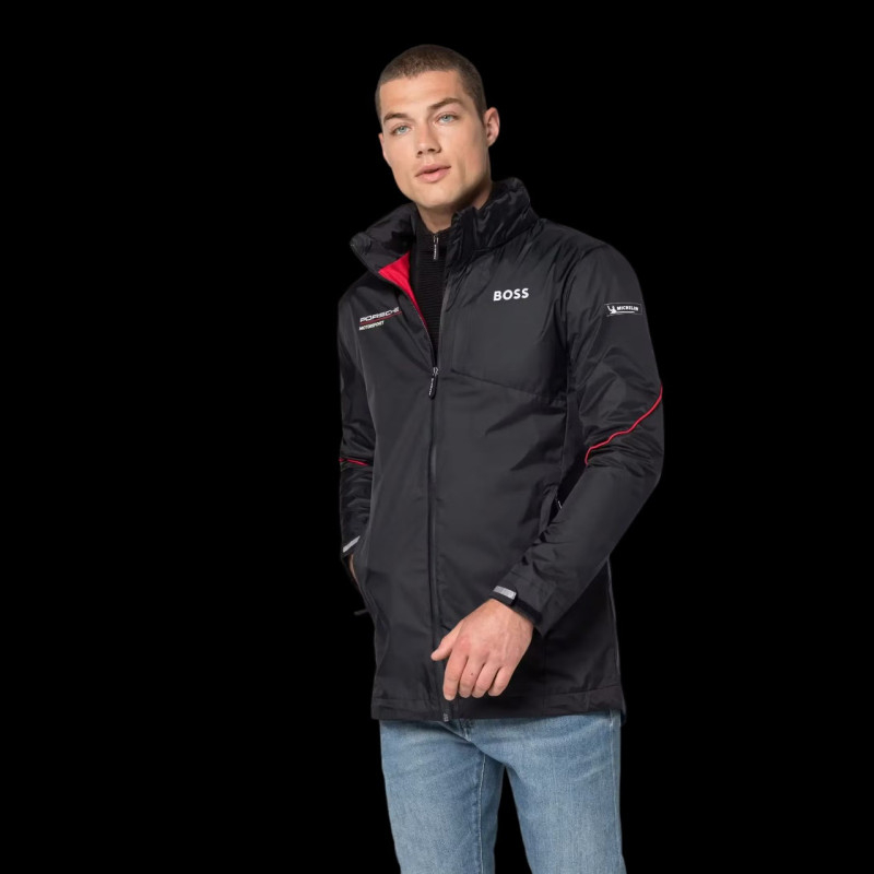 Porsche Jacke Motorsport BOSS / Hugo BOSS schwarz windbreaker