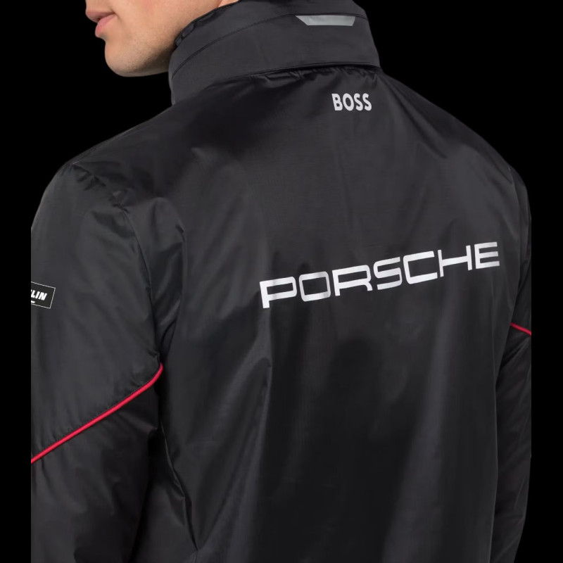 Porsche Jacket Motorsport BOSS / Hugo BOSS Black Windbreaker