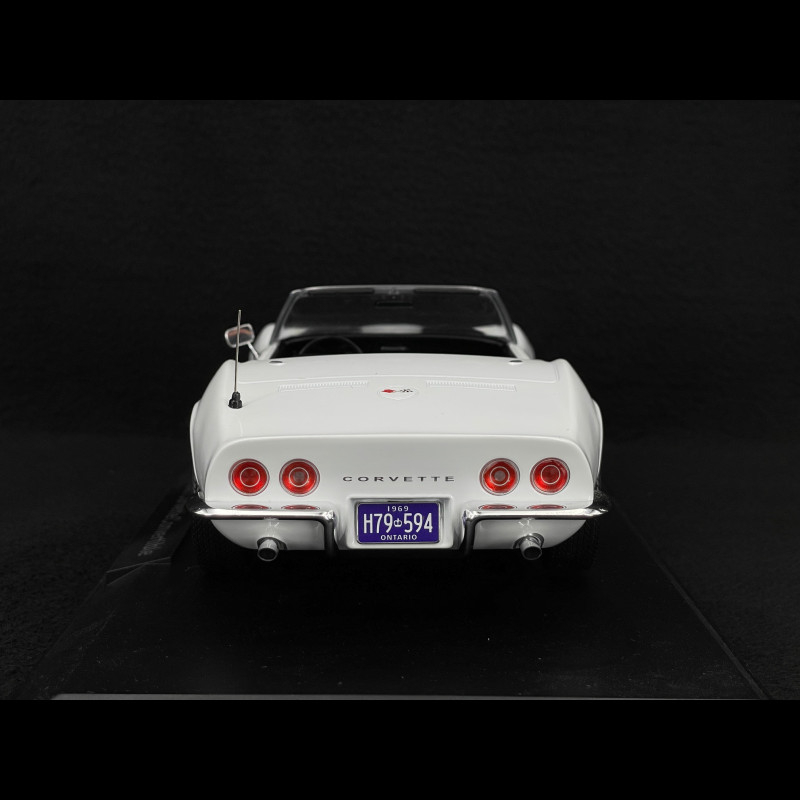 Chevrolet Corvette Cabriolet 1967 Blanche 1/18 - ERTL - Miniature Collection