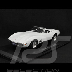 Chevrolet Corvette Cabriolet 1969 Weiß Can Am 1/18 Norev 189038
