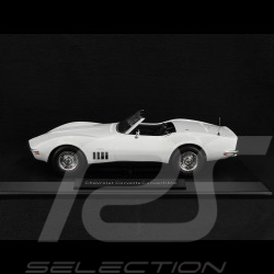 Chevrolet Corvette Cabriolet 1969 Weiß Can Am 1/18 Norev 189038