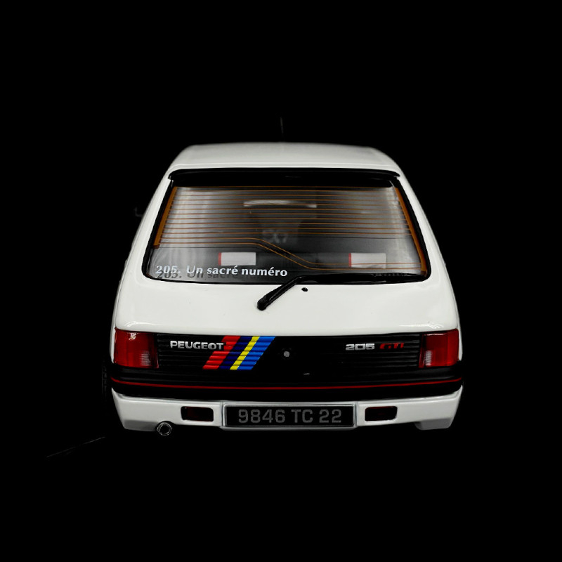 Norev 1/18 - Peugeot 205 GTI 1.9 1991 MKII - Miami Blue - Toit Ouvrant - NEUVE