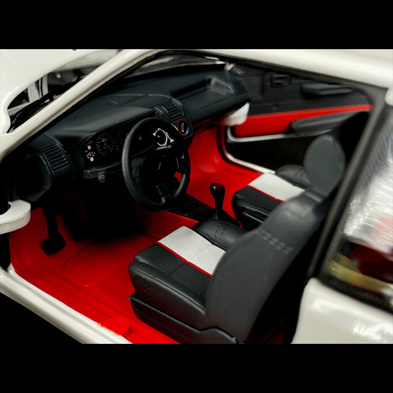 NOREV Peugeot 205 GTI 1.9L PTS 1989 Blanc Meije Voiture de Collection 1/18 Métal