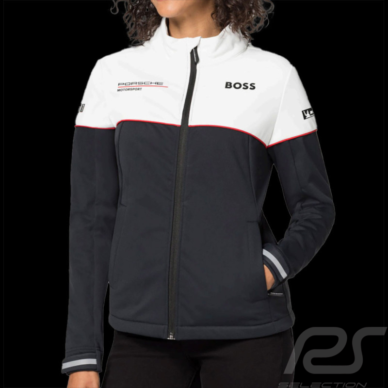 Veste Porsche Motorsport BOSS / Hugo BOSS Softshell Noir / Blanc - femme