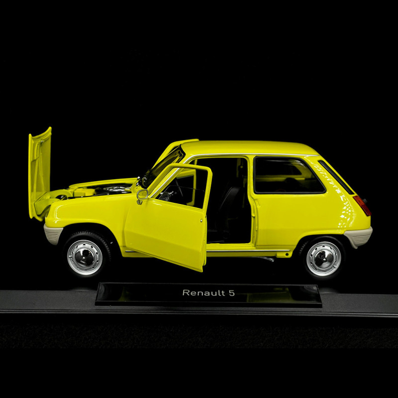 Renault 5 Jaune 1974 - NOREV 1/18 - Miniature Neuve Sous Boîte