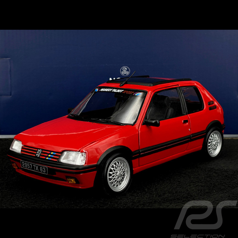 Peugeot 205 GTi 1.9 PTS 1991 Vallelunga Rot 1/18 Norev 184846