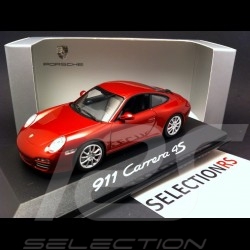 Porsche 911 type 997 Carrera 4S Coupé rouge 1/43 Minichamps WAP02001718