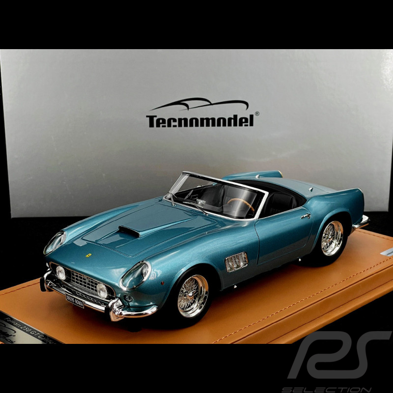 Ferrari 250 GT SWB California Spider 1960 Metallic Hellblau 1/18 Tecnomodel TM18-205B