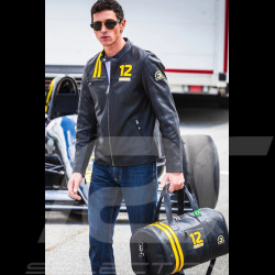 Ayrton Senna Ledertasche Weekender Leder 48h Schwarz 27544-1000