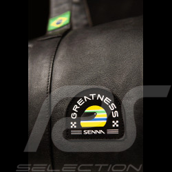 Ayrton Senna Ledertasche Weekender Leder 48h Schwarz 27544-1000