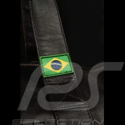 Ayrton Senna Ledertasche Weekender Leder 48h Schwarz 27544-1000