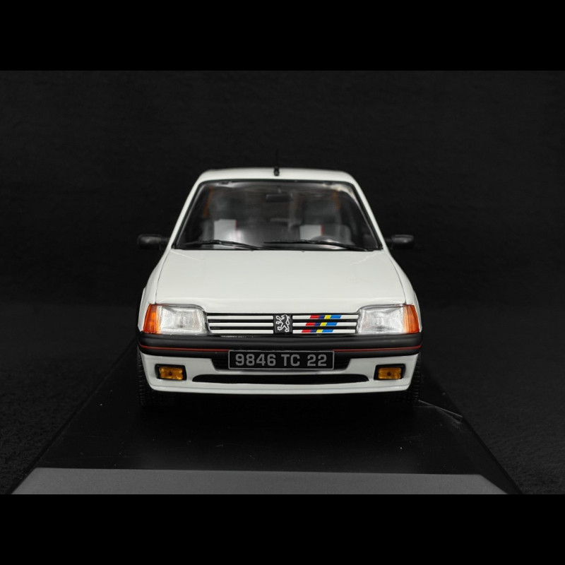 Modèle Réduit Norev Peugeot 205 GTi 1986 Blanc - Échelle 1/43, Neuf En Boîte