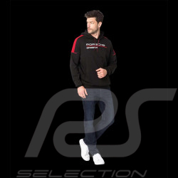 Sweatshirt Porsche Motorsport 4 Collection hoodie à capuche noir / rouge WAP124NFMS - homme