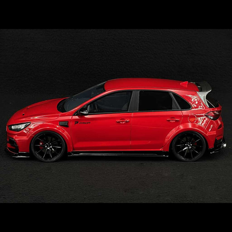Otto mobile - 1:18 Hyundai i30 N Prior Design, Red, 2021 - Limited Edition 999 pcs. - OTTOMobile - – Modellautos, Modellbausätze & Sammlermode